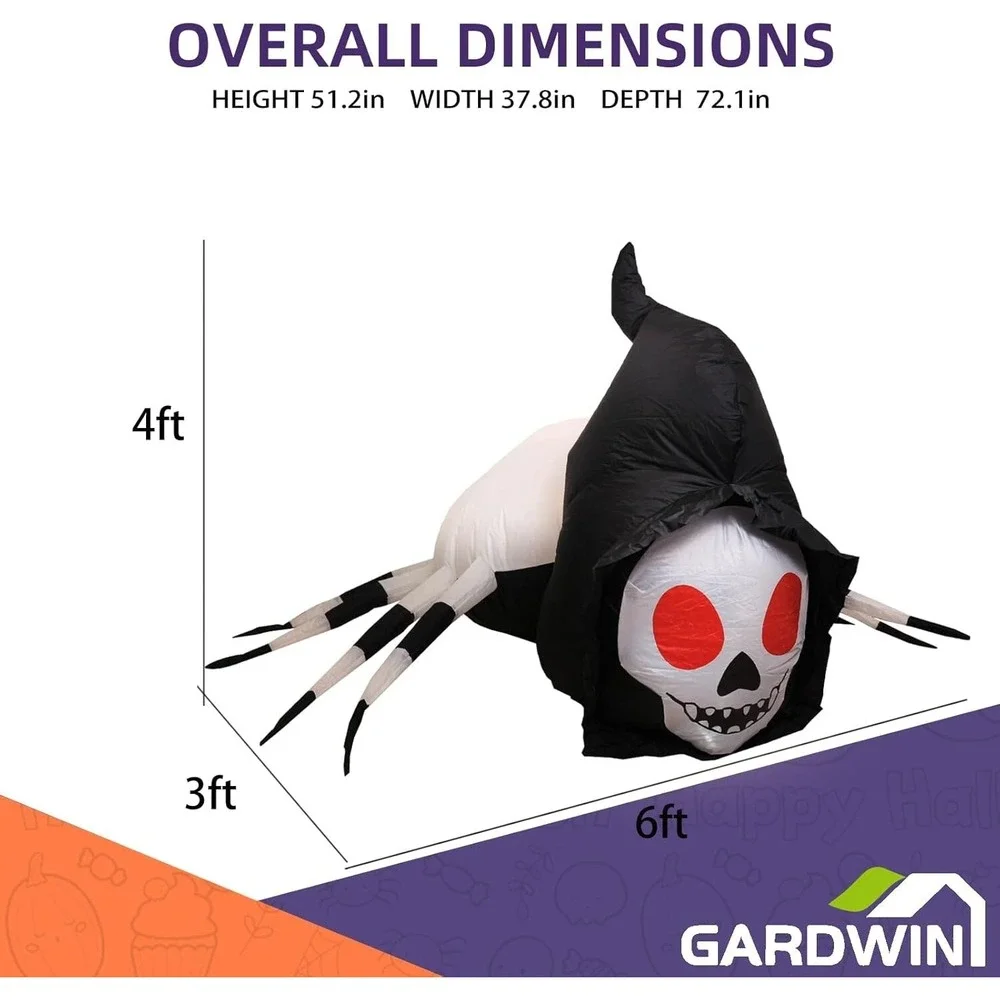 Gardwin 6ft skull
